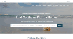 Desktop Screenshot of findnortheastfloridahomes.com