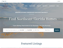 Tablet Screenshot of findnortheastfloridahomes.com